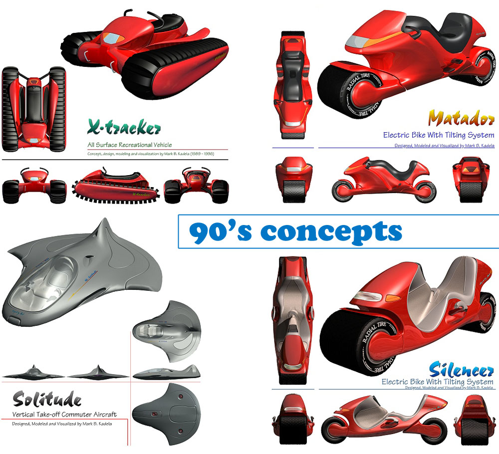 90's Electric Vehicle Concepts