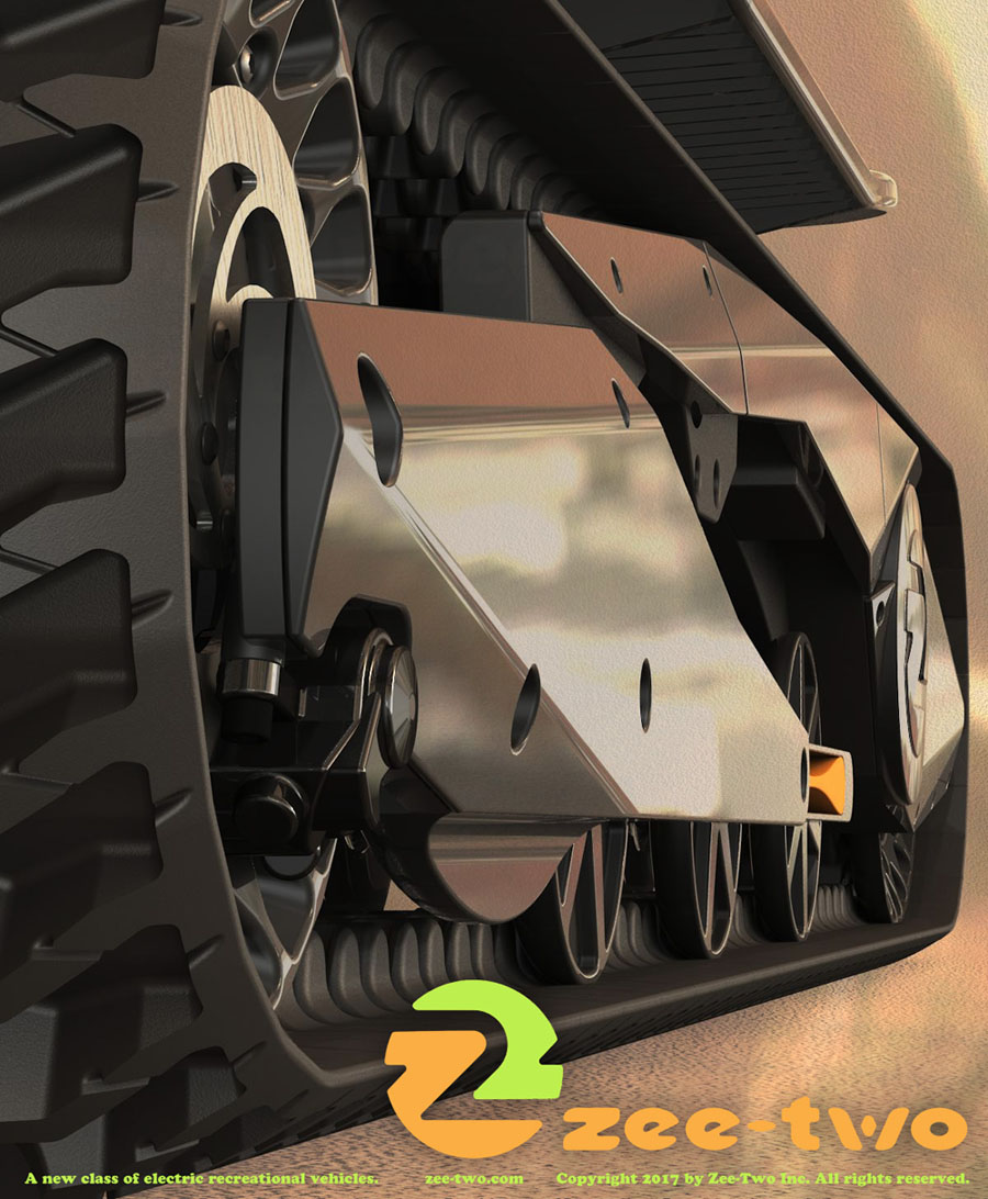 Z2 Tracked Electric Recreational All Terrain Vehicle